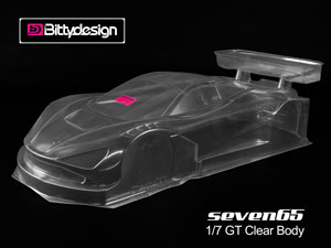 BittyDesign 1/7 GT SEVEN65 Clear Body #BDGT7-S65