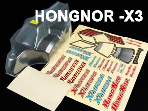 Hongnor 1/8 X3 Buggy Clear Body #X3-41